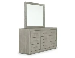 Melbourne Panel Bed, Dresser, Mirror & Nightstand In Brown Mel, Full
