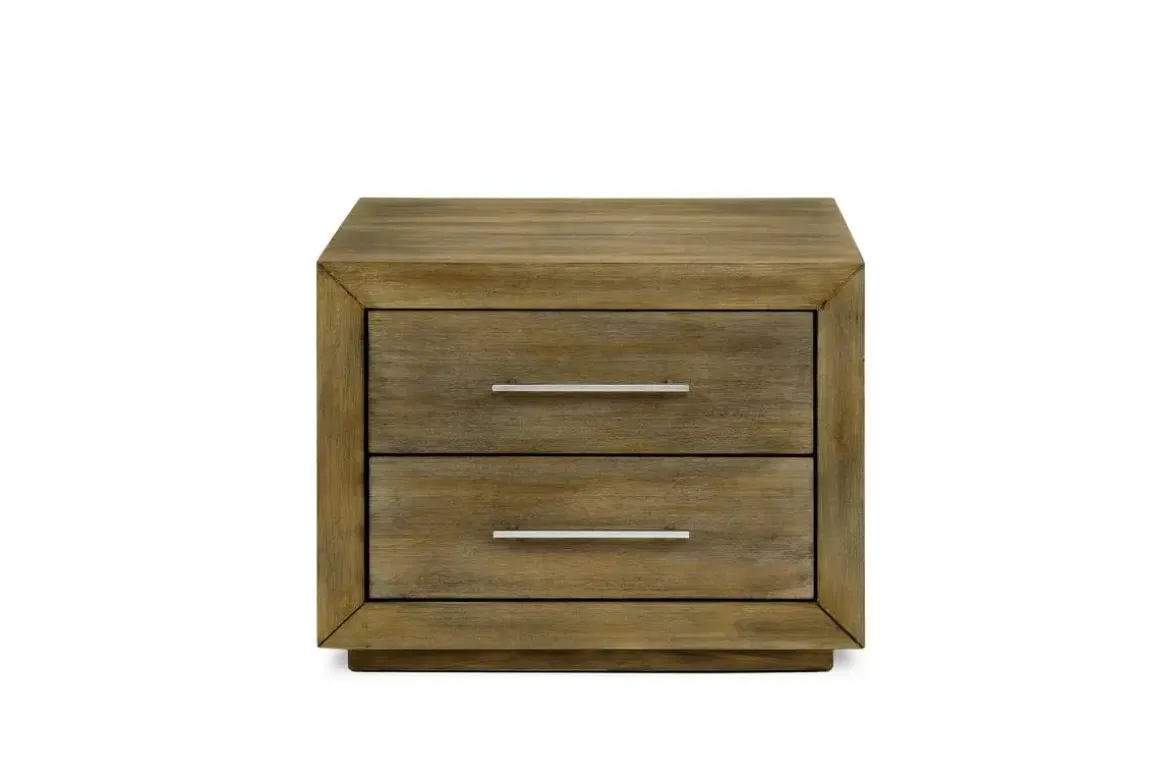 Melbourne Panel Bed, Dresser, Mirror & Nightstand In Brown Mel, Full