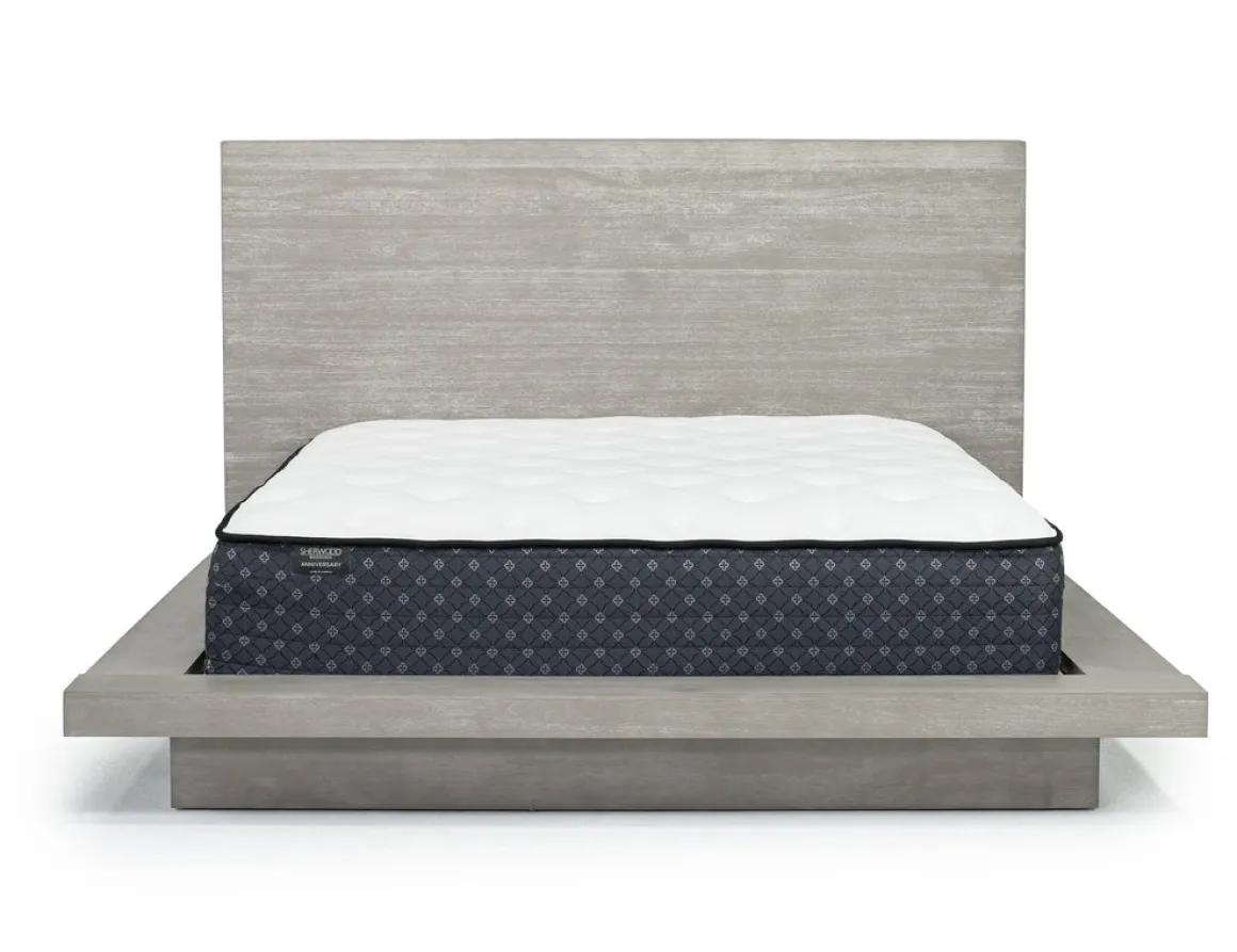 Melbourne Panel Bed, Dresser, Mirror & Nightstand In Brown Mel, Full