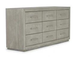 Melbourne Panel Bed, Dresser, Mirror & Nightstand In Brown Mel, Full
