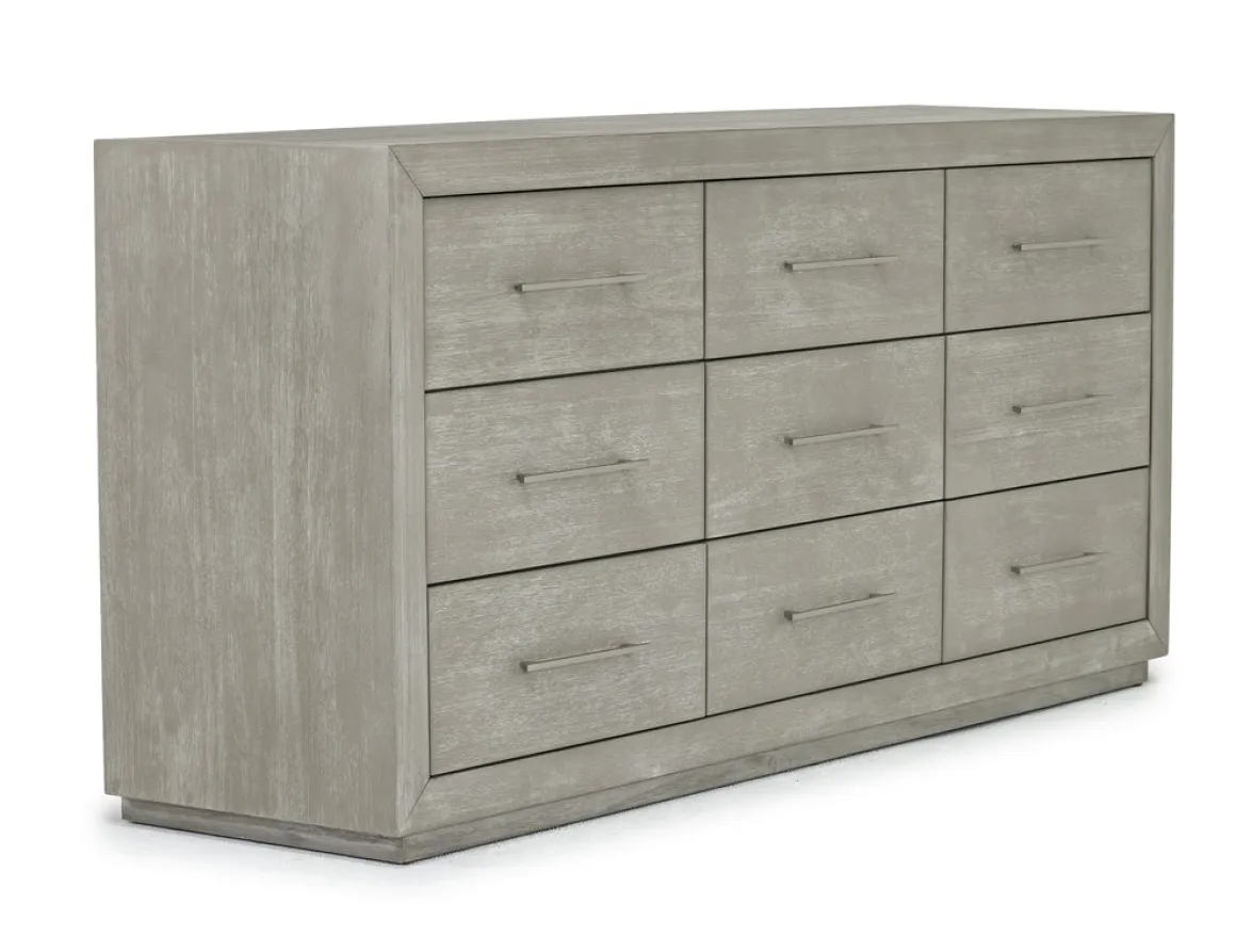 Melbourne Panel Bed, Dresser, Mirror & Nightstand In Brown Mel, Full