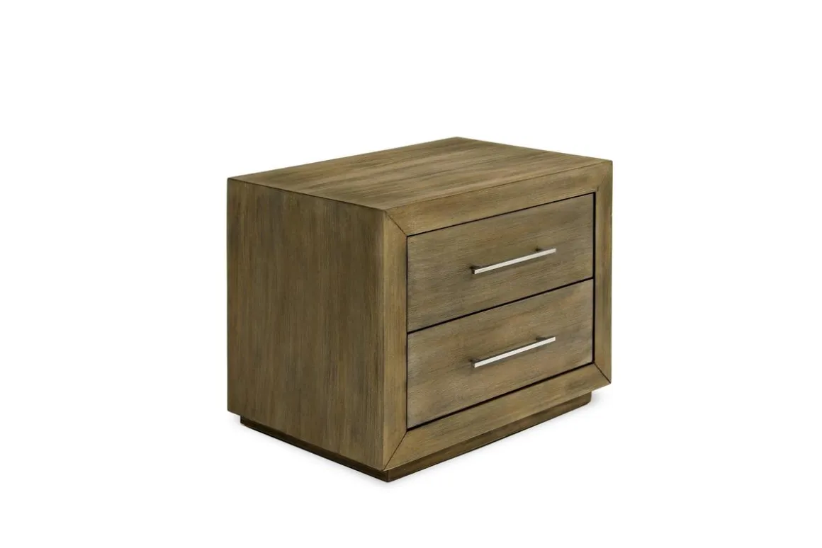 Melbourne Panel Bed, Dresser, Mirror & Nightstand In Brown Mel, Full
