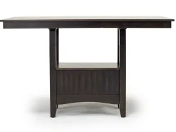 Miami Adjustable Dining Table & 4 Stools In Gray