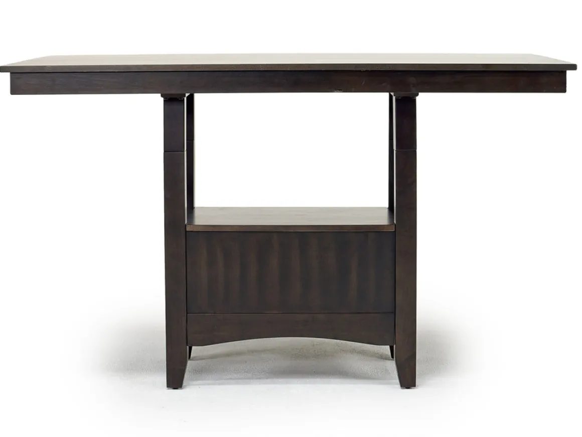 Miami Adjustable Dining Table & 4 Stools In Gray