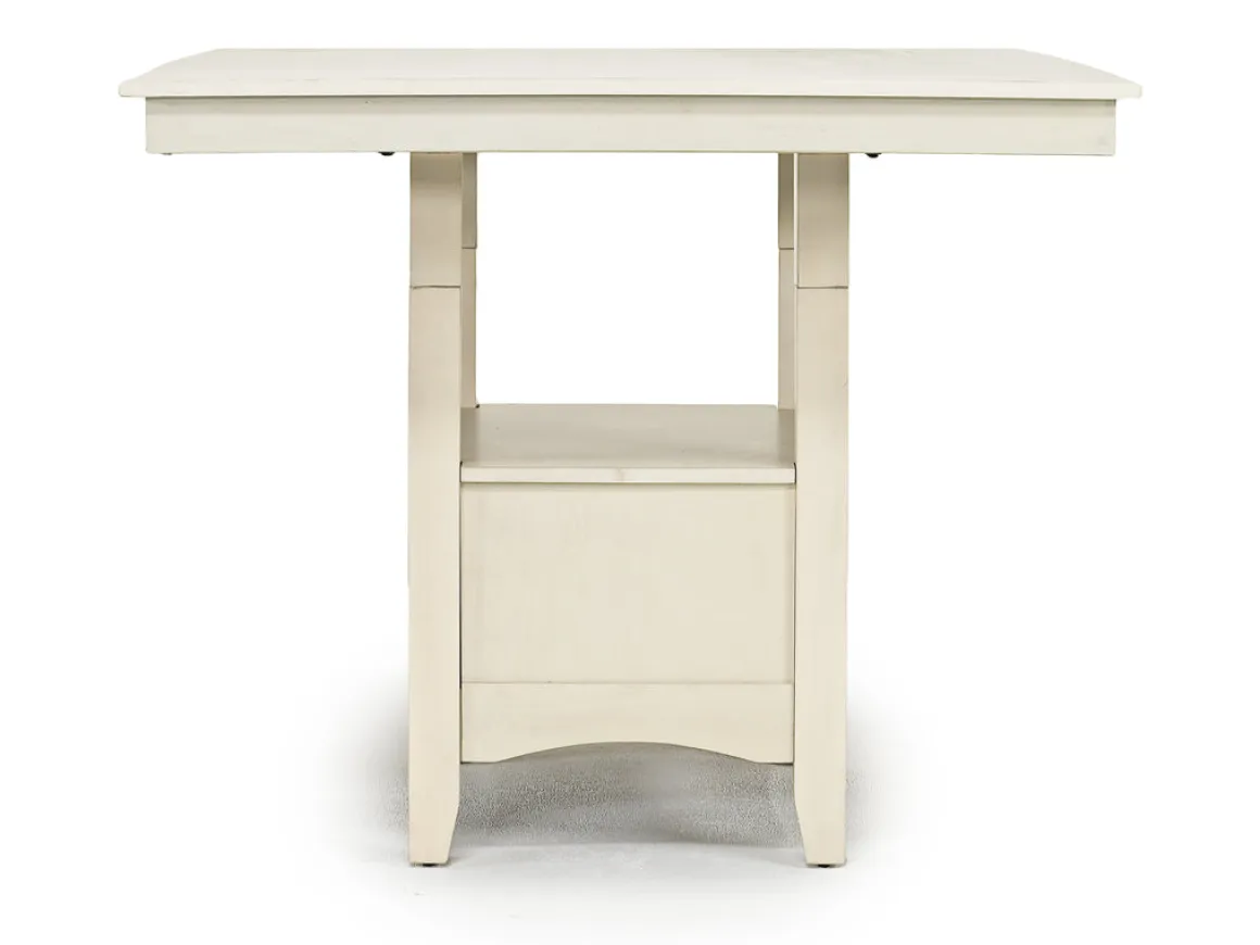 Miami Adjustable Dining Table & 4 Stools In Gray