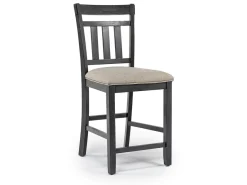 Miami Adjustable Dining Table, 4 Stools & Bench In Gray