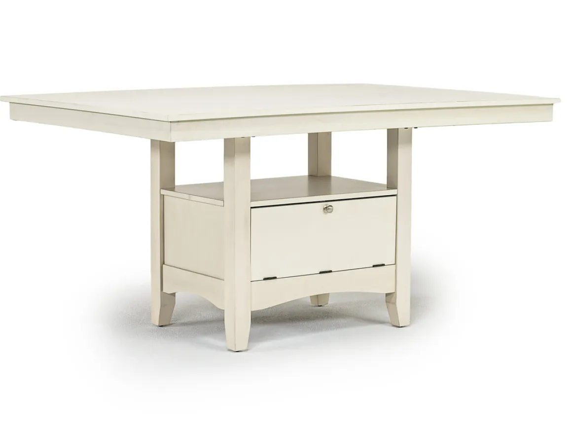 Miami Adjustable Dining Table & 4 Chairs In Gray