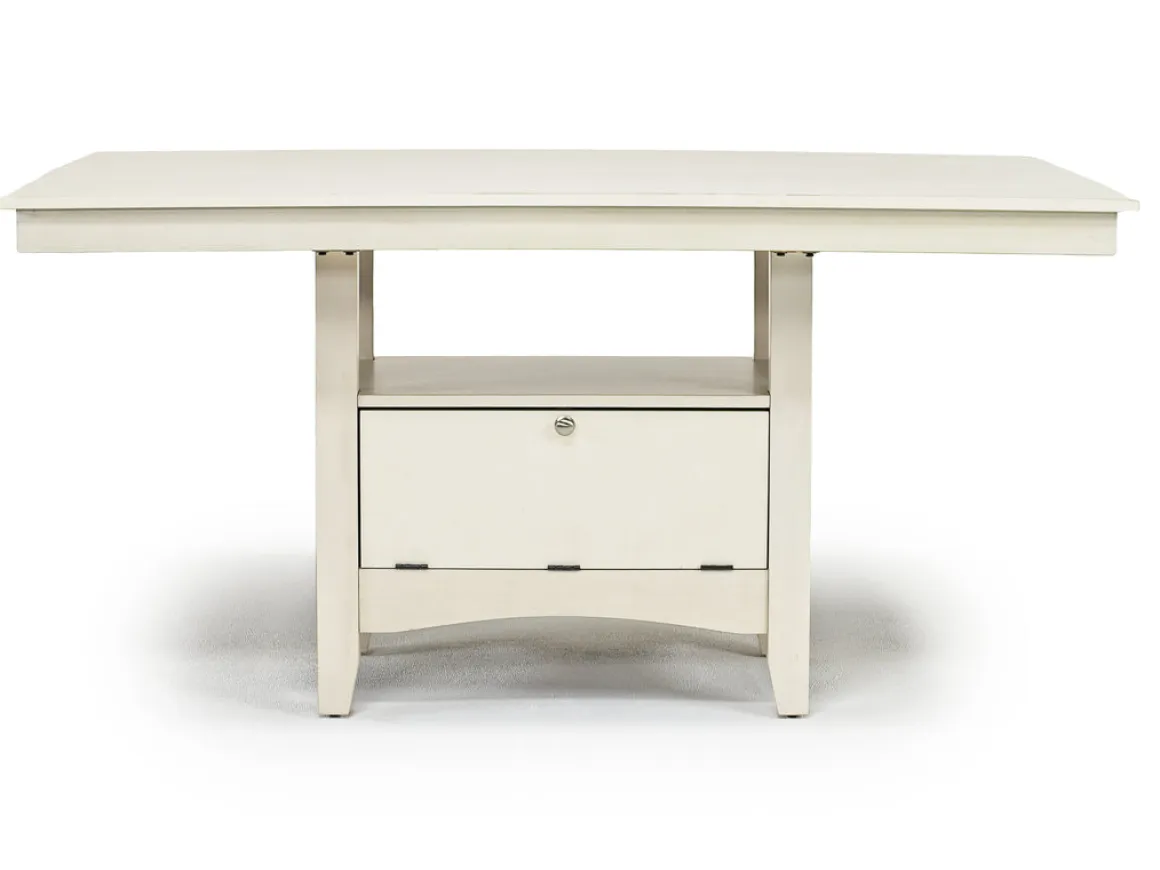 Miami Adjustable Dining Table & 4 Chairs In Gray