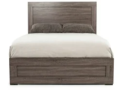 Naialyn Panel Bed In Gray, Full