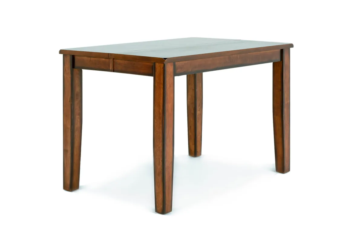 Napa Counter Height Extendable Dining Table & 4 Stools In Brown
