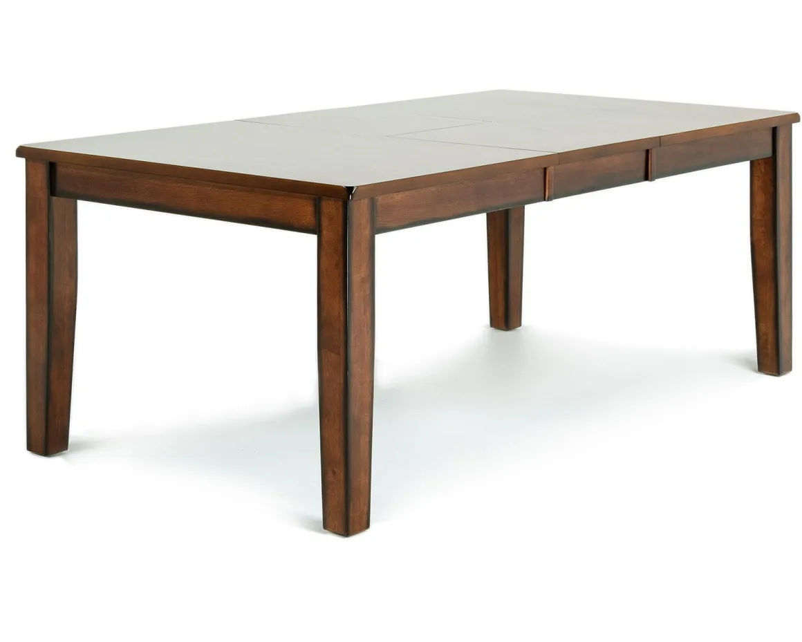 Napa Extendable Dining Table & 4 Chairs In Brown
