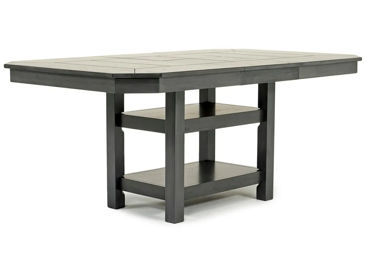 New Haven Adjustable Height Extendable Dining Table In Brown