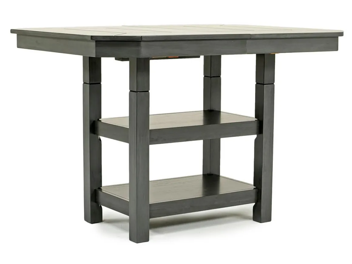 New Haven Adjustable Height Extendable Dining Table In Brown