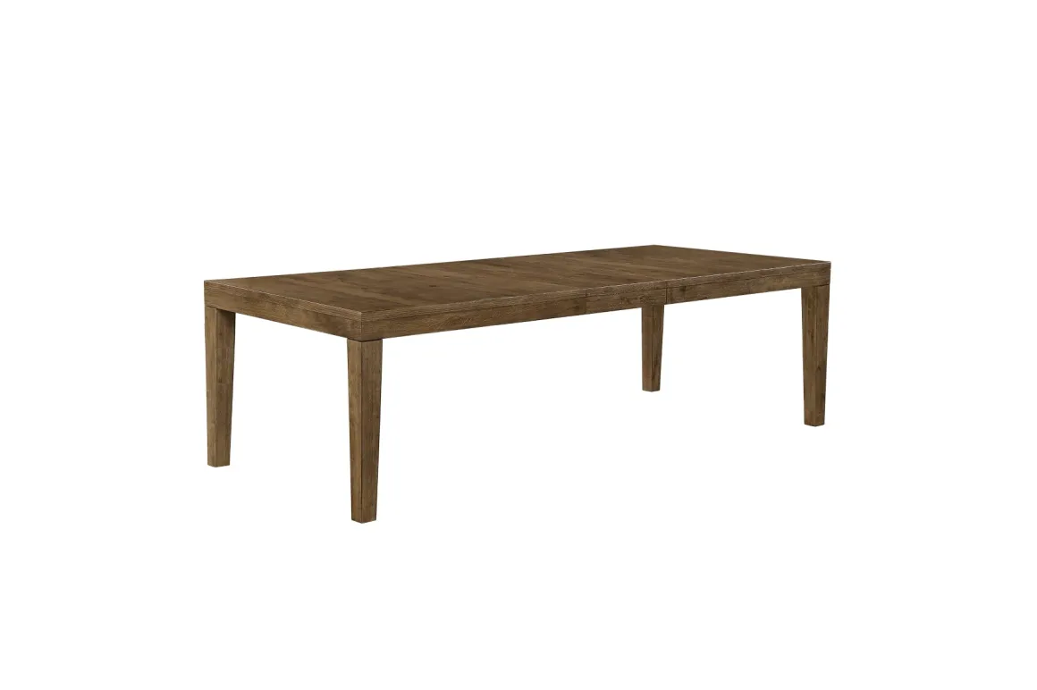 Oaklyn Dining Table, 6 Chairs & 2 Arm Chairs In Brown