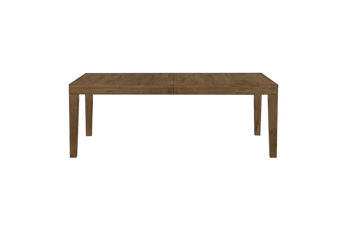 Oaklyn Dining Table, 6 Chairs & 2 Arm Chairs In Brown