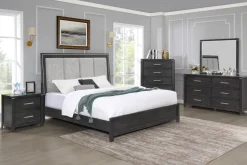 Odessa Dresser In Charcoal Gray