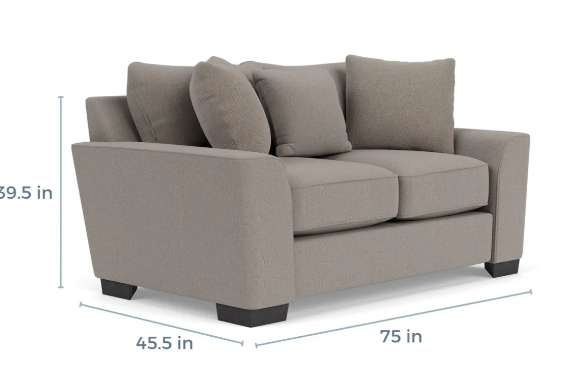 Oracle Loveseat In Envy Ebony