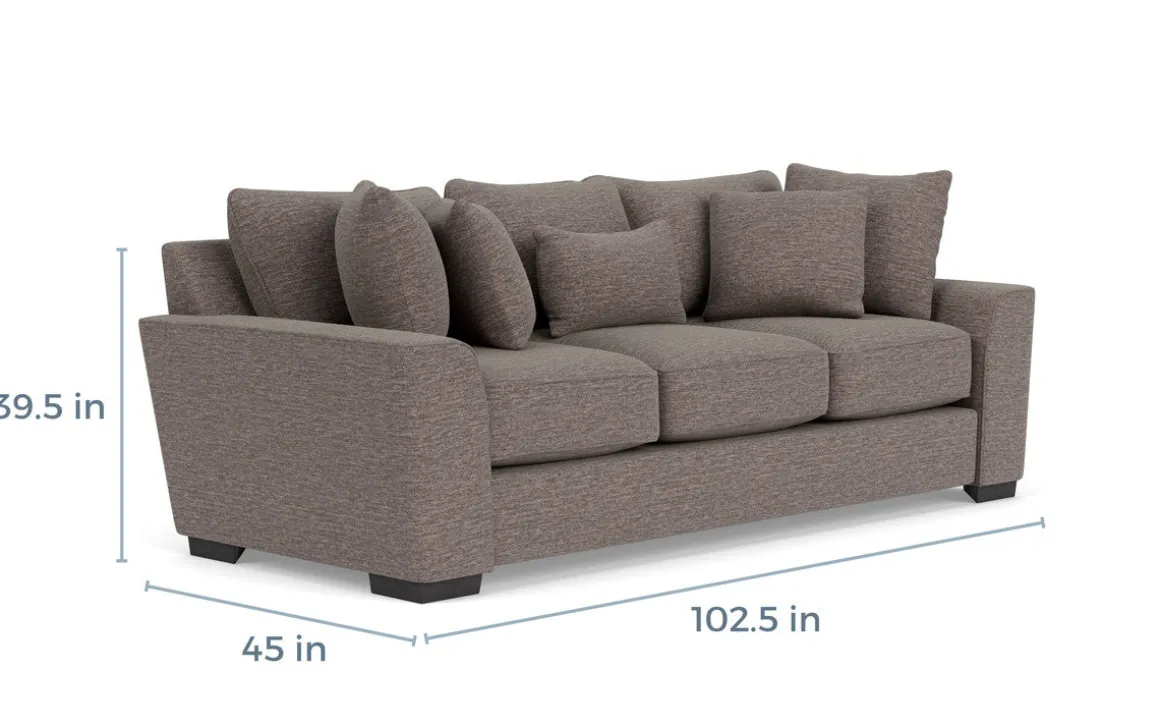 Oracle Queen Sleeper Sofa In Envy Ebony, Down