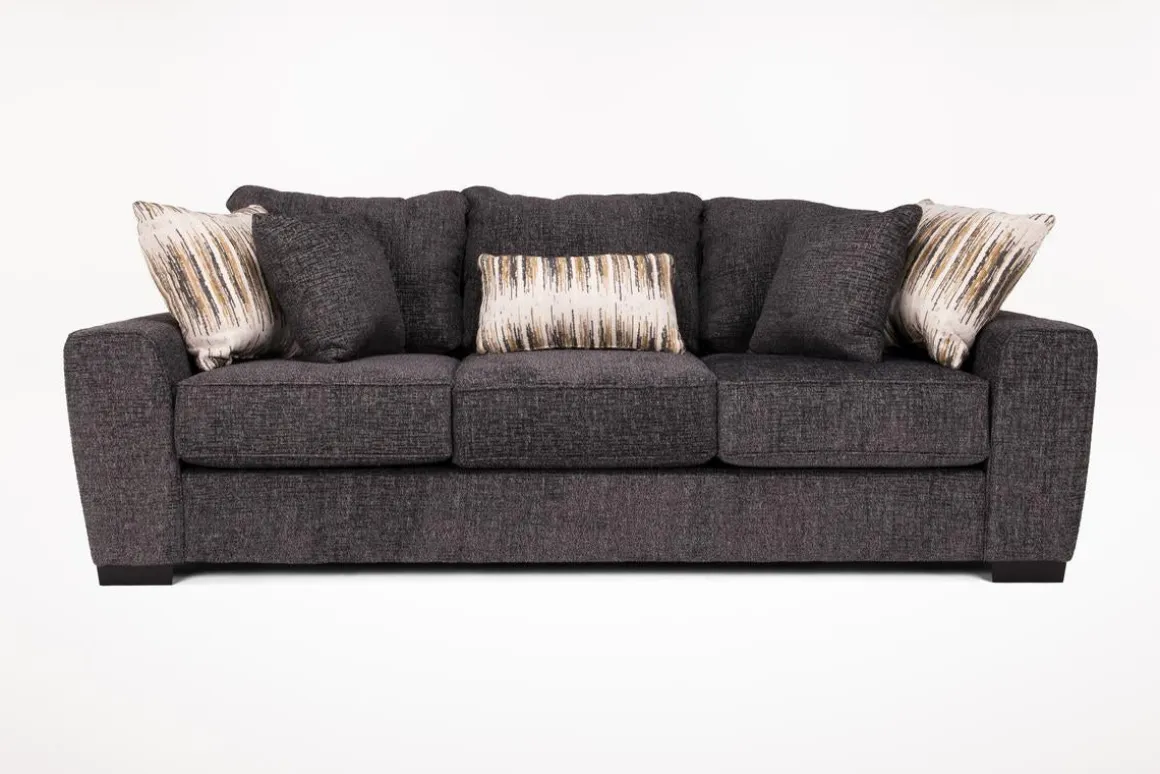 Oracle Queen Sleeper Sofa In Envy Ebony, Down