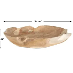 Organic Embrace Bowl In Brown