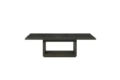Oxford Dining Table & 4 Chairs & Bench In Basalt Gray