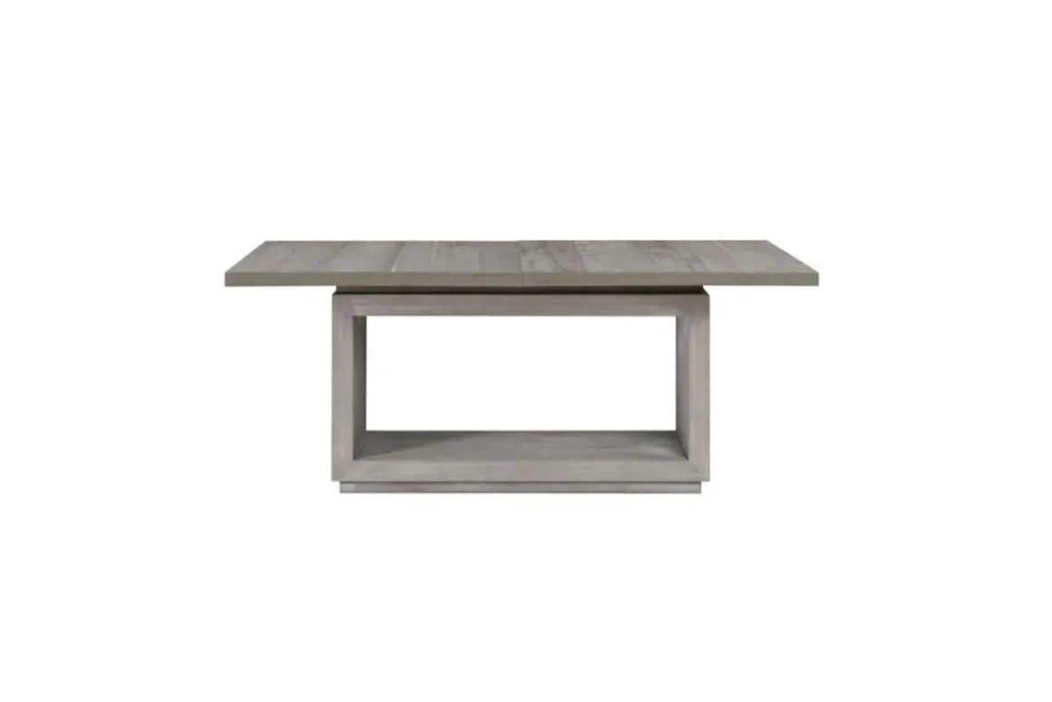Oxford Dining Table & 4 Chairs & Bench In Basalt Gray