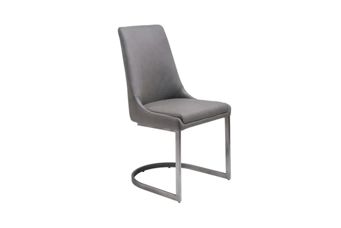 Oxford Dining Table & 4 Chairs & Bench In Basalt Gray