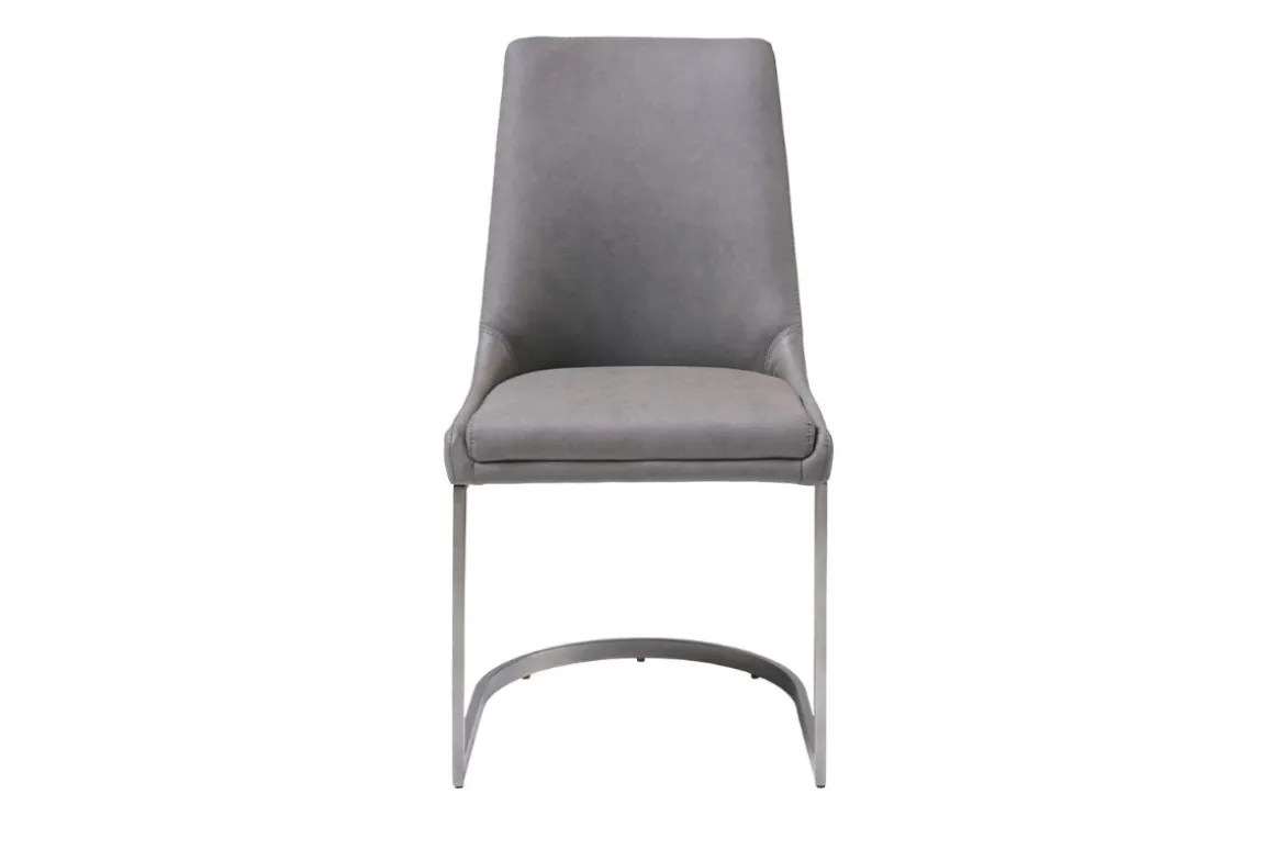 Oxford Dining Table & 4 Chairs & Bench In Basalt Gray