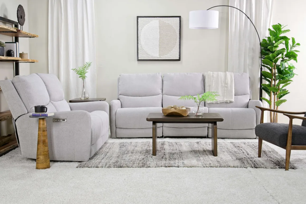 Palencia 3 Power Loveseat In Trento Charcoal