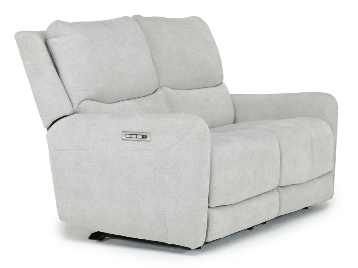 Palencia 3 Power Sofa & Loveseat In Trento Charcoal
