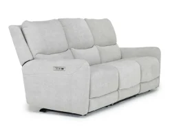 Palencia 3 Power Sofa & Loveseat In Trento Charcoal