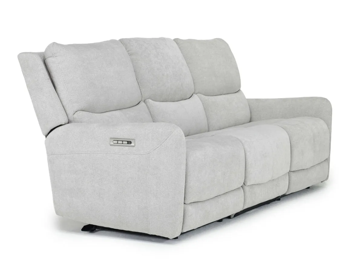 Palencia 3 Power Sofa & Loveseat In Trento Charcoal