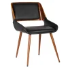 Panda Side Chair In Black