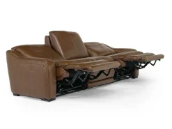 Paradise 2 Power Sofa & Loveseat In Chestnut Leather