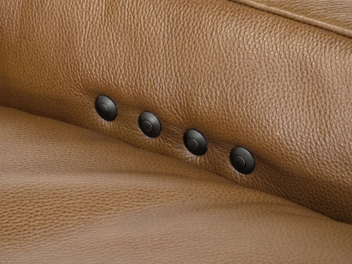 Paradise 2 Power Sofa & Loveseat In Chestnut Leather