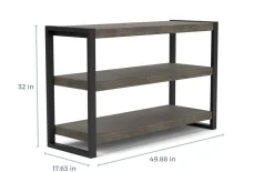 Pinnacle Sofa Table In Gray