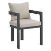 Playa Outdoor Side Chair In Dark Gray, Set Of 2
