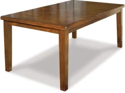 Ralene Extendable Dining Table & 4 Chairs In Brown