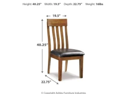 Ralene Extendable Dining Table & 4 Chairs In Brown