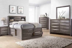 Remi Mirror In Gray