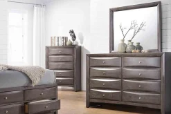 Remi Mirror In Gray