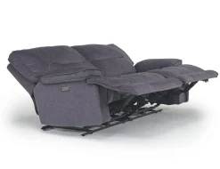 Retreat Power Sofa & Loveseat In Cognac Leather