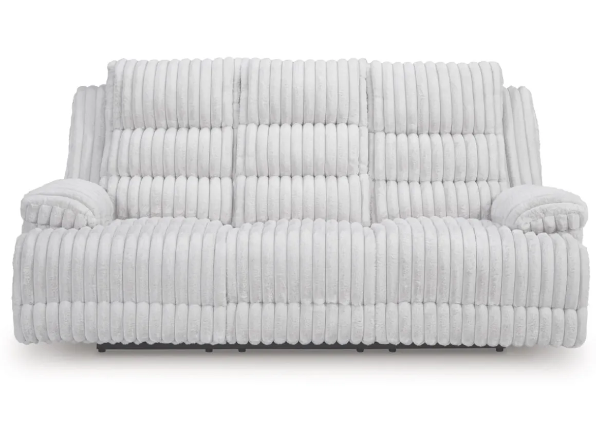 Rhine Falls Power Sofa In Alloy