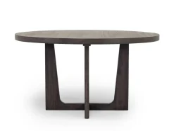 Riley Round Dining Table In Carbonite