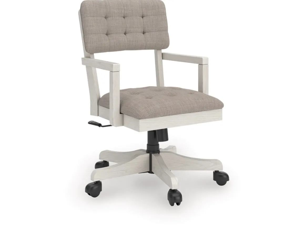 Robbinsdale Desk Chair In Antique White