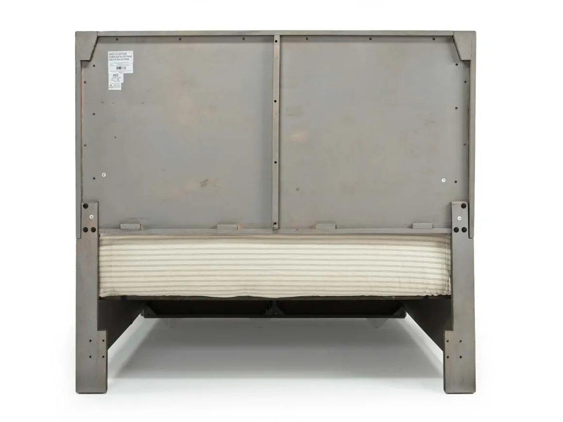 Ruff Hewn Panel Bed In Brown, Queen