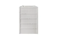 Sami Bunk Bed W/ Storage Steps In Espresso, Twin/Twin, Right Facing