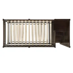 Sami Bunk Bed W/ Storage Steps In Espresso, Twin/Twin, Right Facing