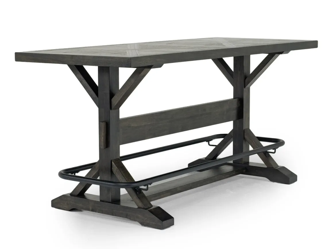 Sequoia Counter Height Dining Table, 4 Stools & Bench In Espresso
