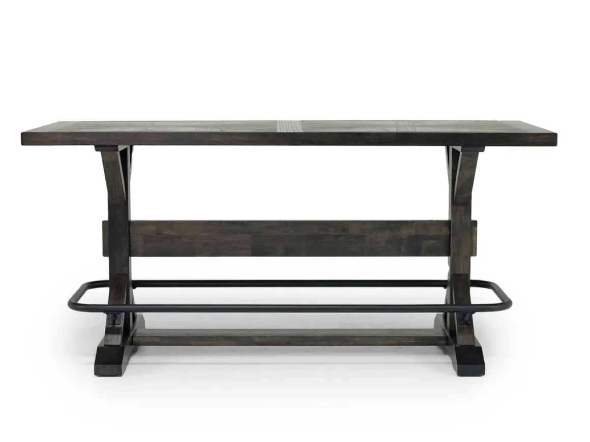 Sequoia Counter Height Dining Table, 4 Stools & Bench In Espresso